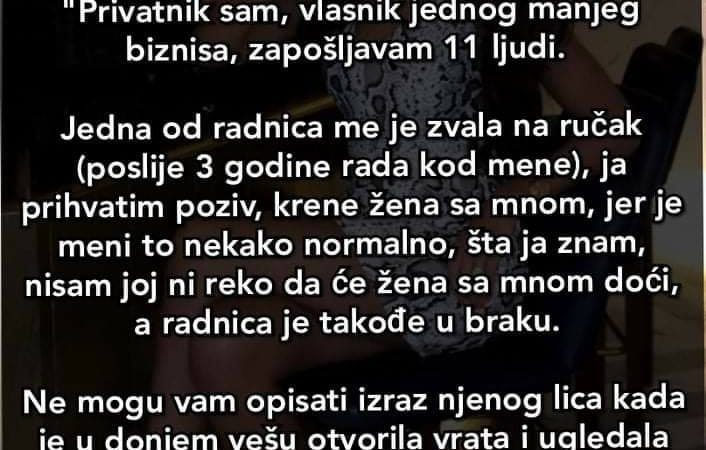 Vlasnik sam jednog manjeg biznisa, zapošljavam 11 ljudi”