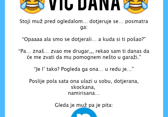 VIC: Stoji muž pred ogledalom