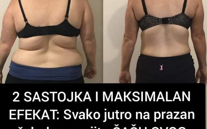 Uz samo 2 sastojka, koja ćete konzumirati svako jutro smršajte u rekordnom roku