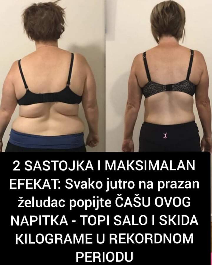 Uz samo 2 sastojka, koja ćete konzumirati svako jutro smršajte u rekordnom roku