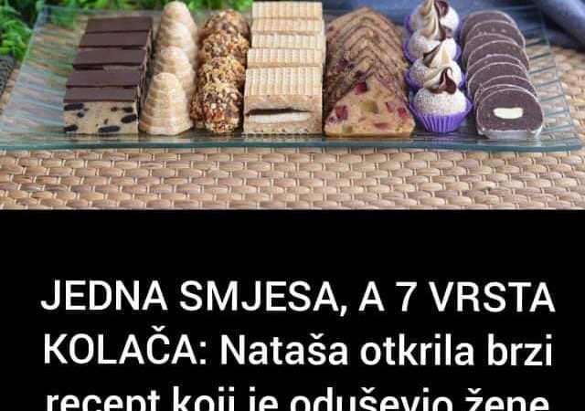 Pogledajte jednu smjesu od koje možete napraviti 7 različitih vrsta kolača