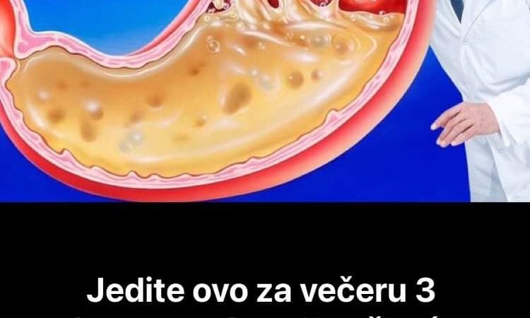 Pogledajte šta će se desiti sa vašim stomakom ako jedete ovo za večeru 3 dana