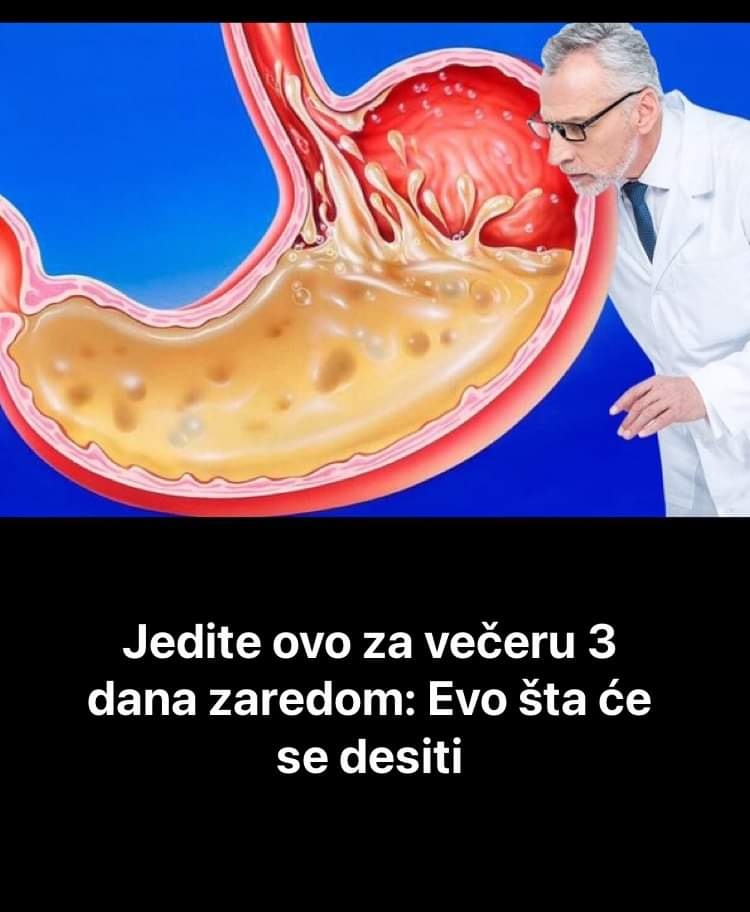 Pogledajte šta će se desiti sa vašim stomakom ako jedete ovo za večeru 3 dana