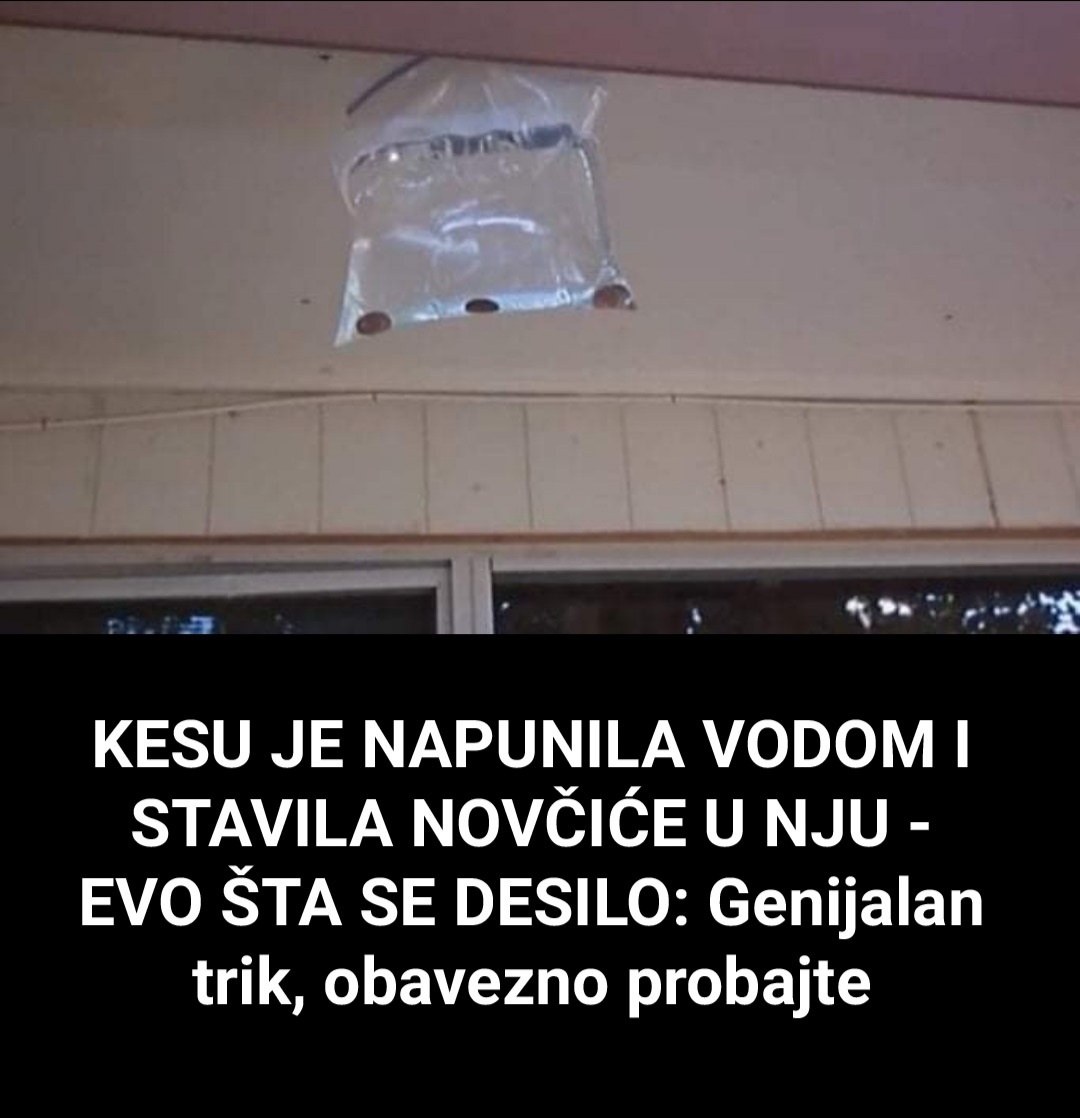 Pogledajte koji problem možete riješiti vrećicom napunjenom vode