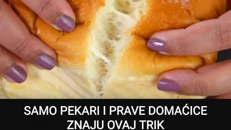 Pogledajte recept za najbolji pekarski hljeb