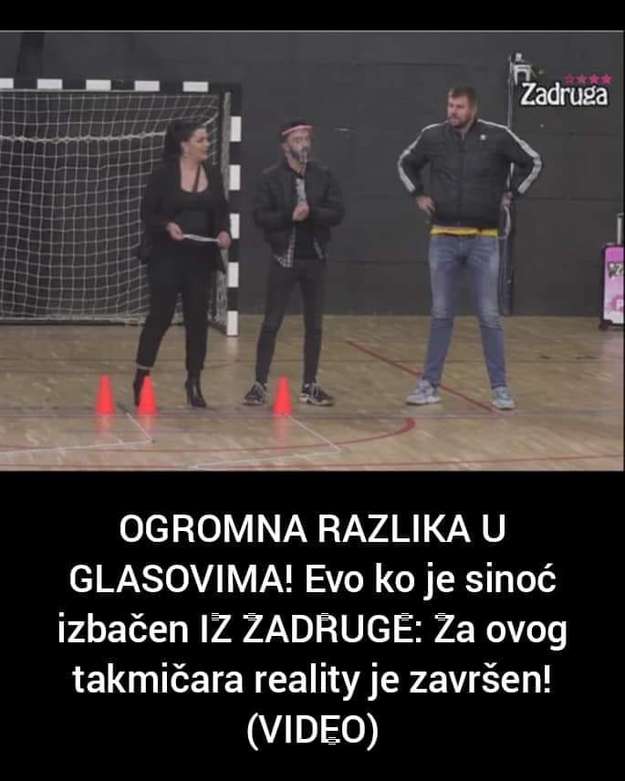 Ona je sinoć izbačena iz zadruge