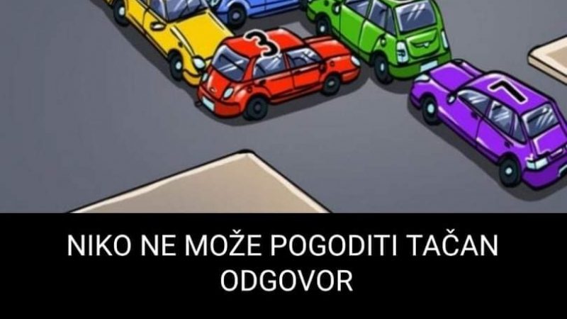 Da li znate riješiti raskrsnicu?