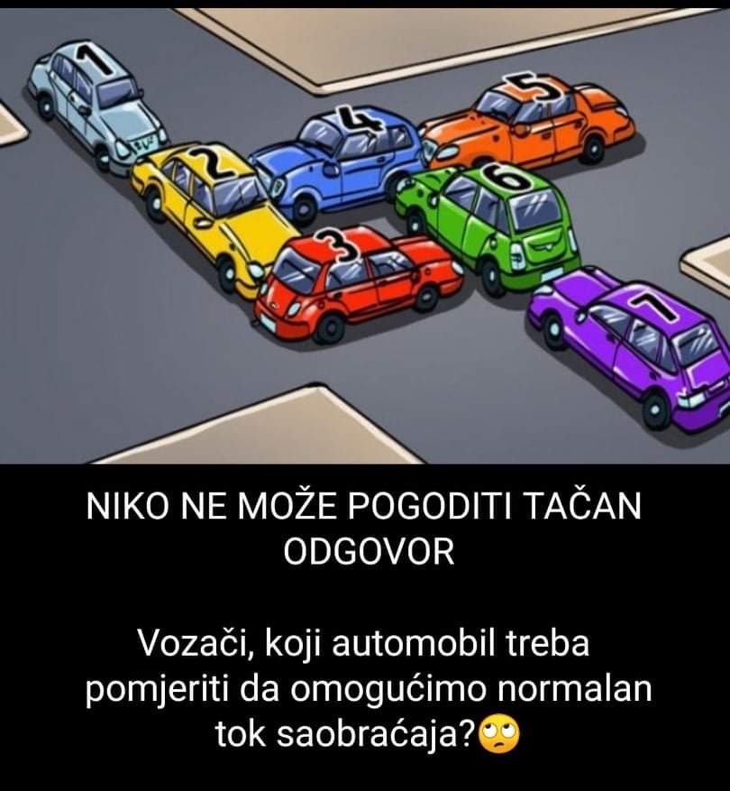 Da li znate riješiti raskrsnicu?