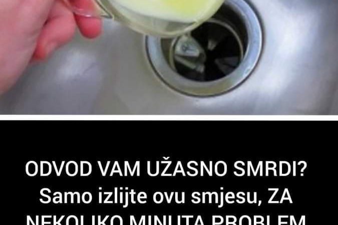 Pogledajte kako uništiti smrad iz odvoda