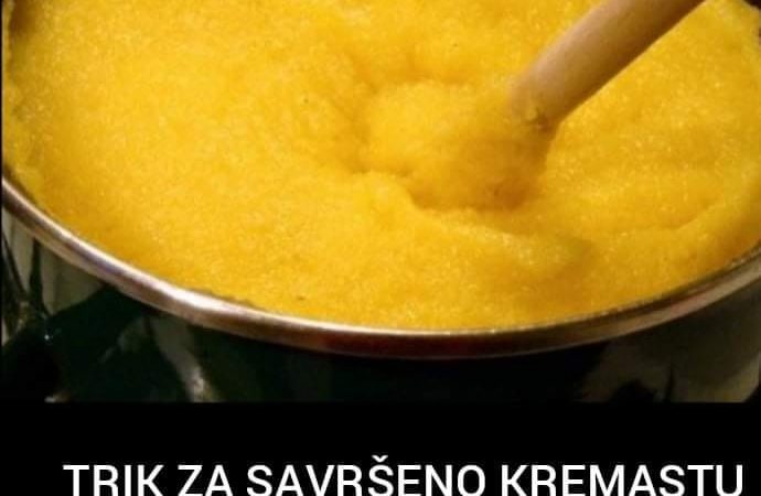 Pogledajte kako da palenta bude savršeno kremasta