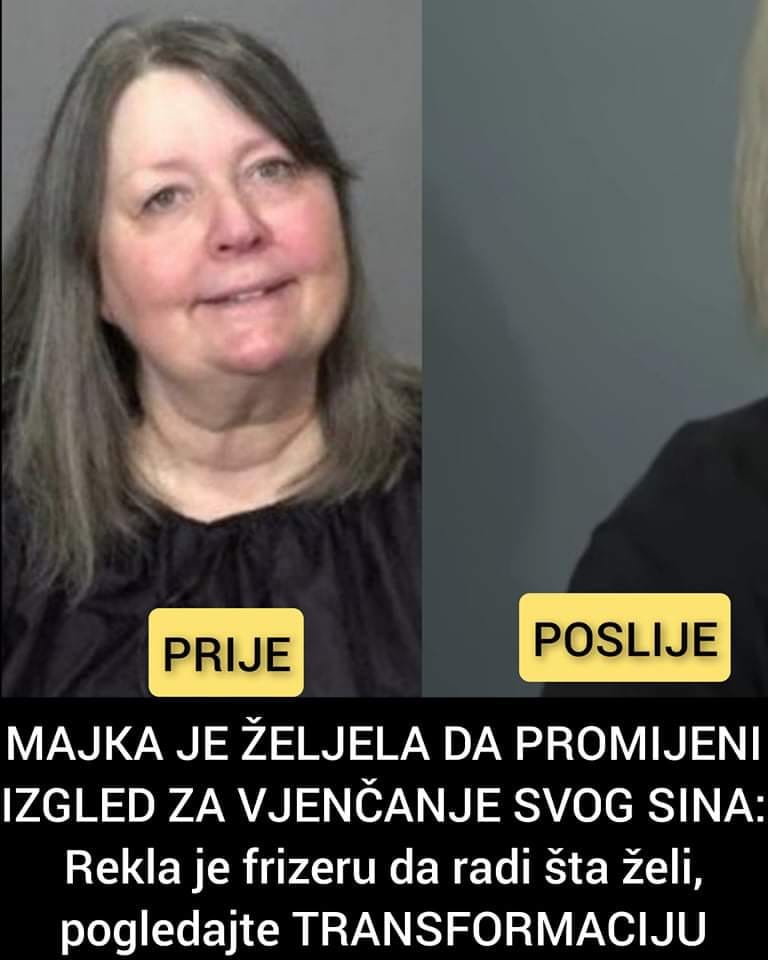 Ova žena se odlučila na transformaciju života, radi sinovog vjenčanja-pogledajte kako izgleda