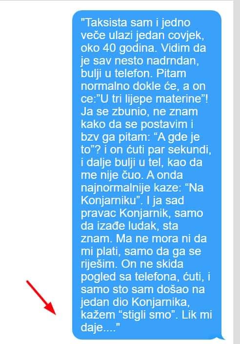 Ispovijest: Taxisat sam i jedno veče mi ulazi čovjek od 40 god. pomalo ljut