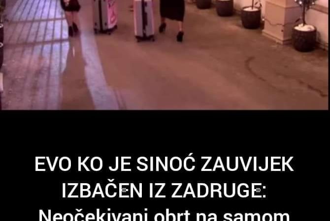 Pogledajte ko je sinoć zauvijek izbačen iz Zadruge