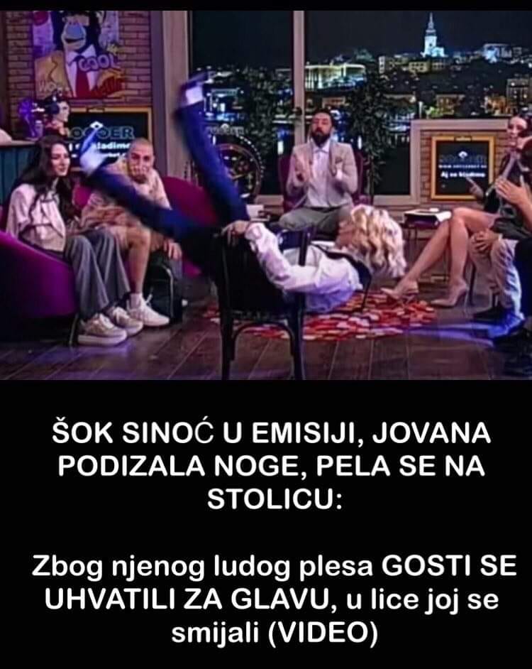 Pogledajte Jovanin ples zbog kojeg su se gosti uhvatili za glavu