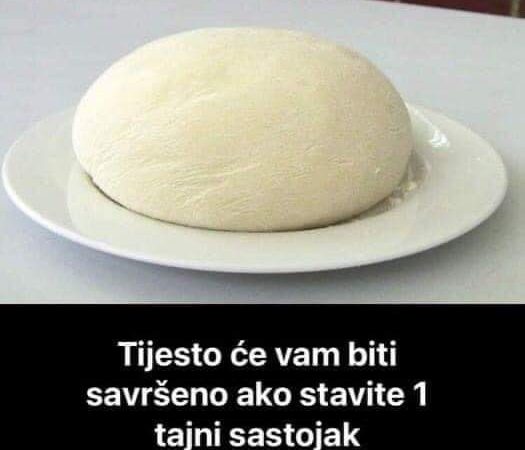 Pogledajte koji je to jedan tajni sastojak za savršeno tijesto