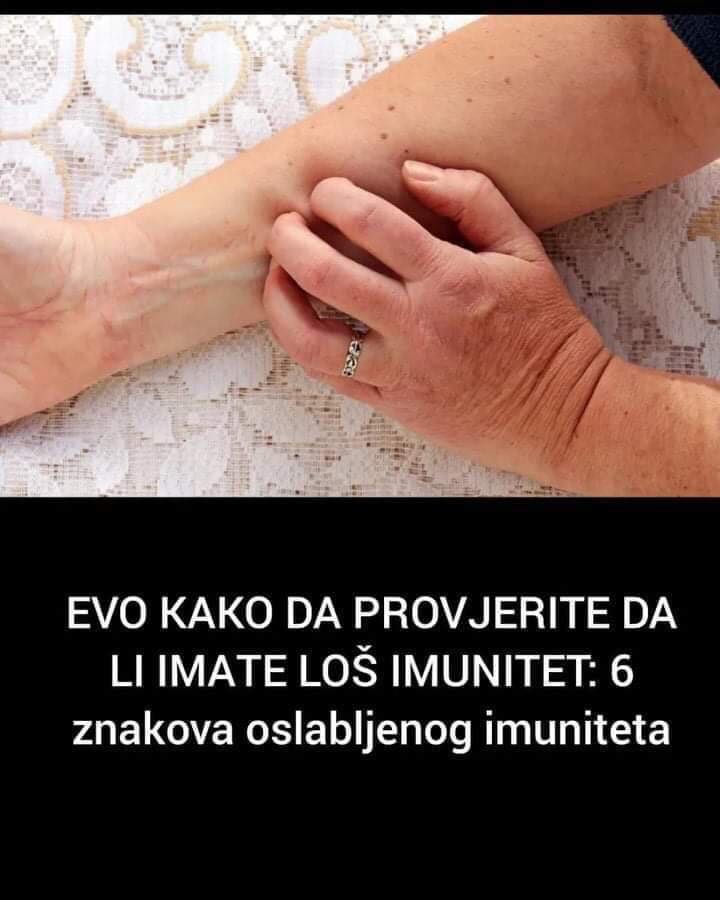 6 znakova da je oslabio vaš imunitet, pogledajte kako ih provjeriti