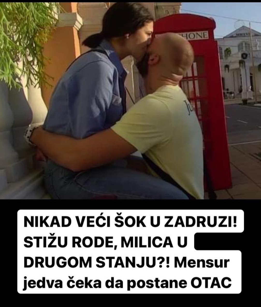 Pogledajte kako se Mensur raduje sto ce postati otac