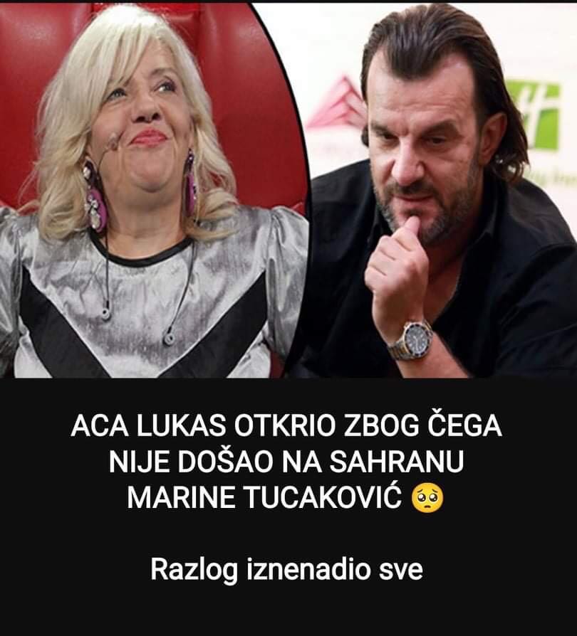 Pogledajte zasto se Aca Lukas nije pojavio na sahrani