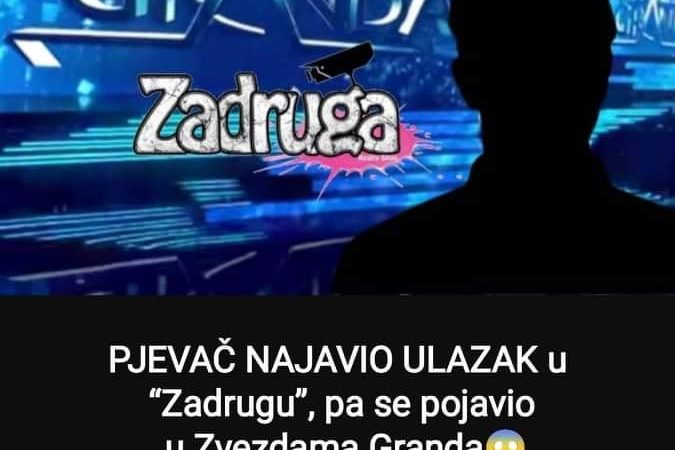 Pogledajte koji je pjevač najavio ulazak u Zadrugu pa se pojavio u Zvezdama Granda