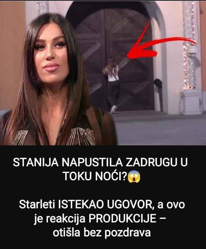 Pogledajte zasto je Stanija napustila Zadrugu