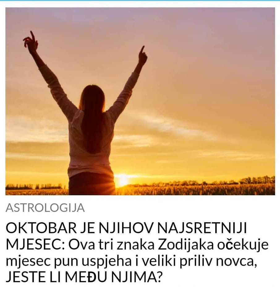 POGLEDAJTE JESTE LI MEĐU ZNAKOVIMA KOJE OČEKUJE MJESEC PUN USPJEHA I NOVCA