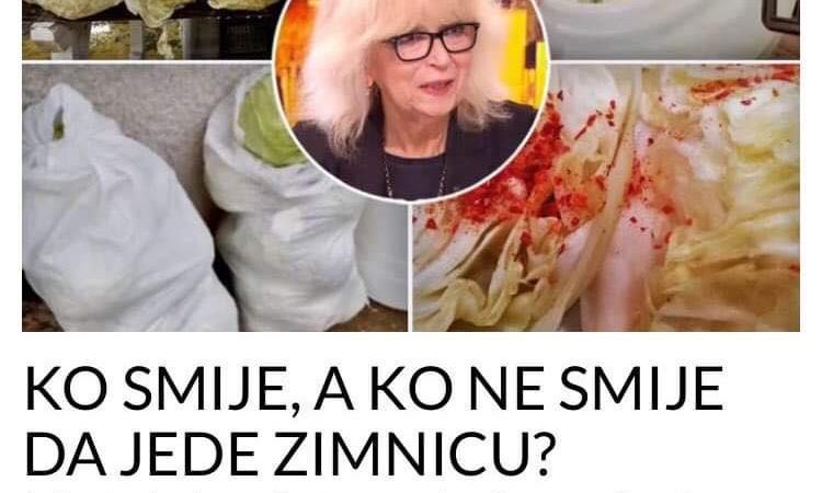 POGLEDAJTE KO SMIJE, A KO NE SMIJE DA JEDE ZIMNICU