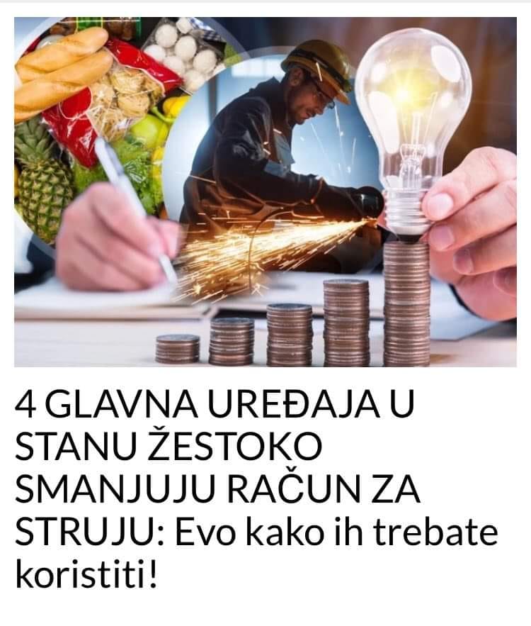 POGLEDAJTE KOJA 4 UREĐAJA U STANU VAM MOGU SMANJITI 20 POSTO RACUNA ZA STRUJU