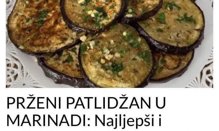 POGLEDAJTE KAKO DA NAPRAVITE PATLIDZANE U MARINADI