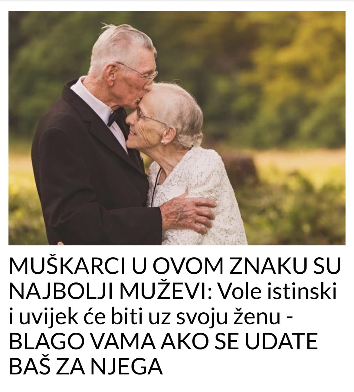 KOJI MUSKARAC JE NAJBOLJI ZA BRAK