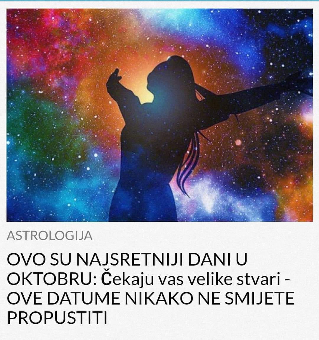 POGLEDAJTE KOJI SU NAJSRETNIJI DANI U OKTOBRU